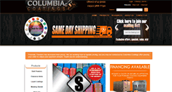 Desktop Screenshot of columbiacoatings.com